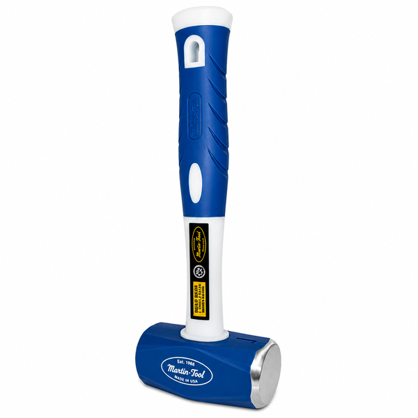 Heavy-Duty 4 lb Club Hammer with Fiberglass Handle and Rubber Grip