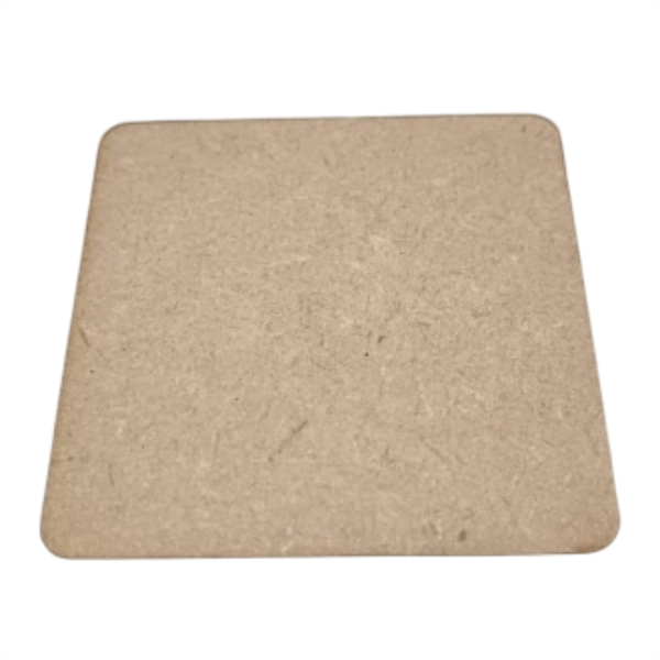 10 Pcs Blank MDF Squares For Crafts