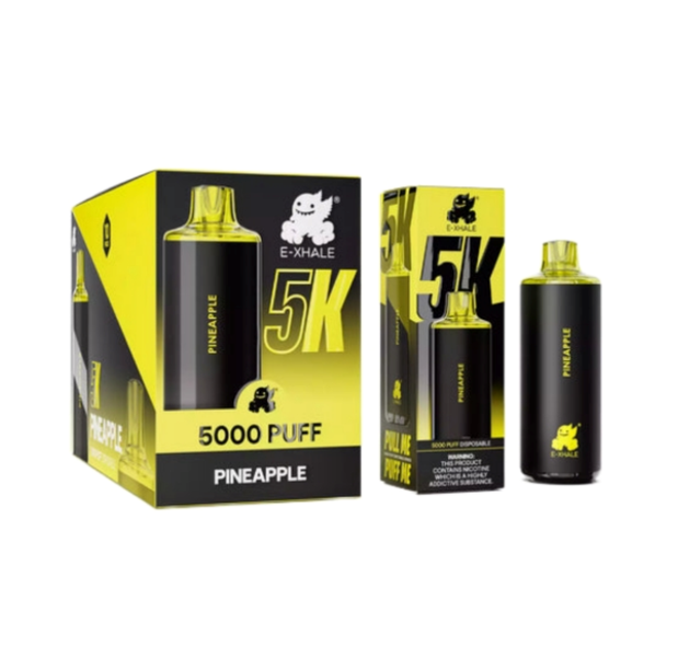 E-Xhale 5000 Puffs Disposable Vape - Pineapple (Pack of 5)