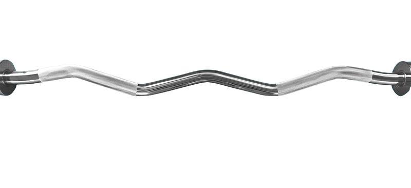 GetUp Olympic Curl Bar with 2 Spring Collars - 1.2m