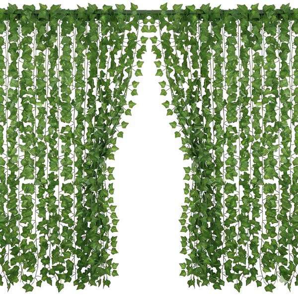 Realistic Faux Ivy Arch Curtain Backdrop &amp; Privacy Screen