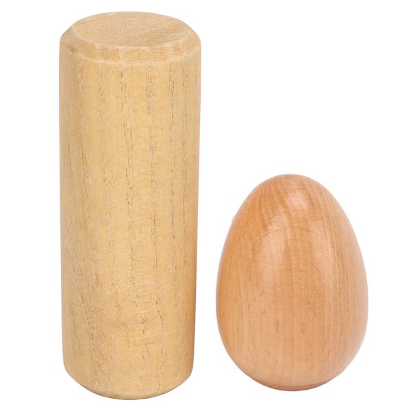 Wood Egg Shakers for Kids Hand Percussion