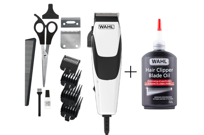 Wahl Smooth Cut Pro Corded Hair Clipper Kit + Hair Clipper Oil 120ml