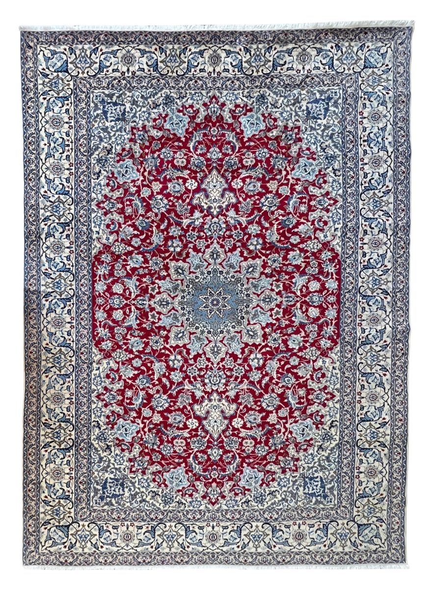 Flying Persian Carpets Rug/ Carpet authentic Persian Nain Silk & Wool