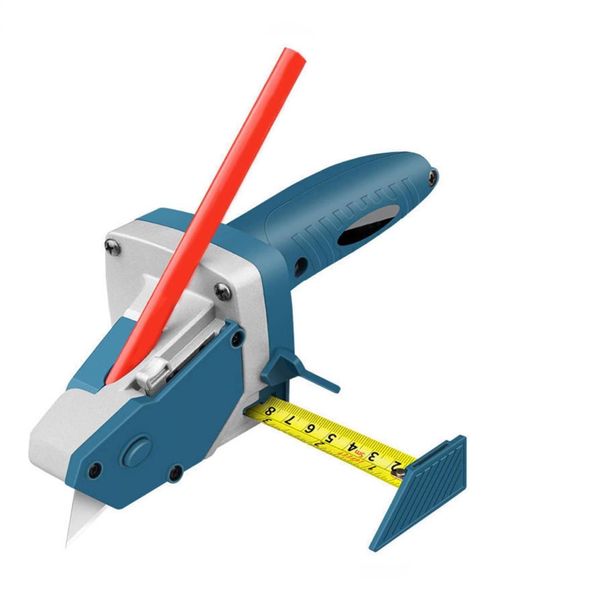 Multi-Cutter Tool w/ Tape: Measure, Mark &amp; Cut Tile, Carpet, Foam Board