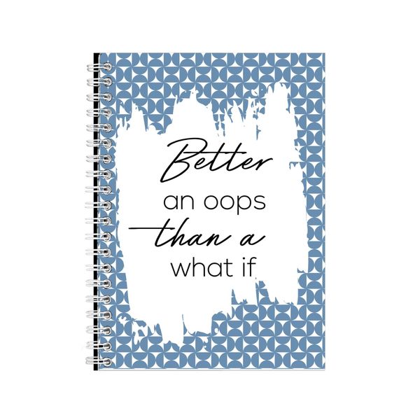 Better A5 Notebook Spiral Lined Motivational Saying Graphic Notepad Gift185