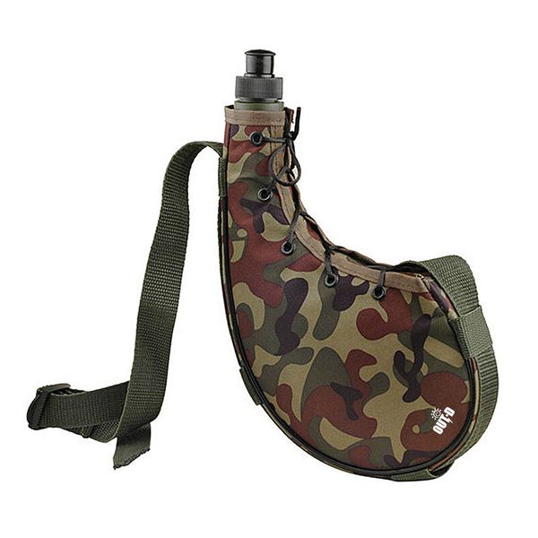 Hiking Water Bottle 800ml with Strap
