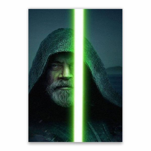 Luke Skywalker Green Poster - A1