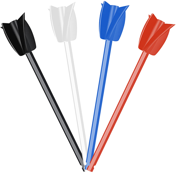 4Pcs Epoxy Mixing Stick Paint Stirring Rod Putty Cement Paint Mixer Attachm