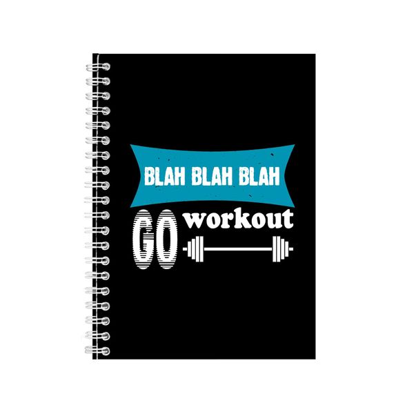 Workout Notebook Gym Gift Idea Writing Book Notepad Pad 25