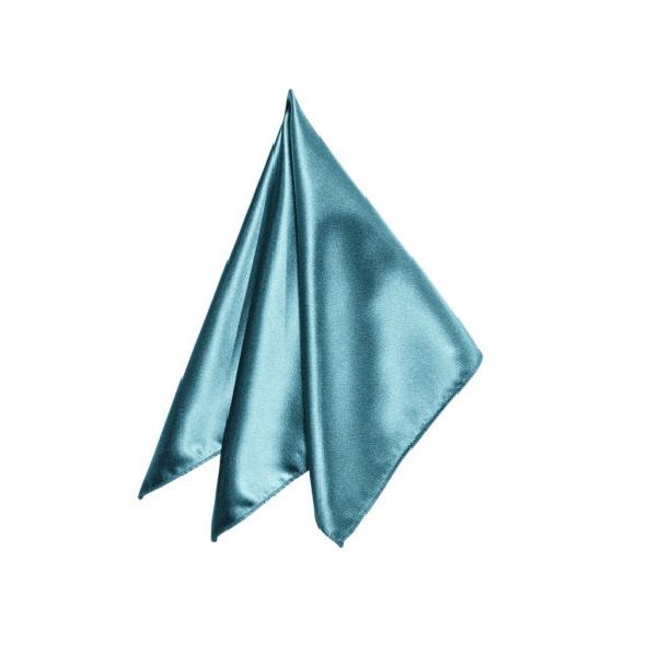 Cadet Blue Satin Napkin- 35/50cm