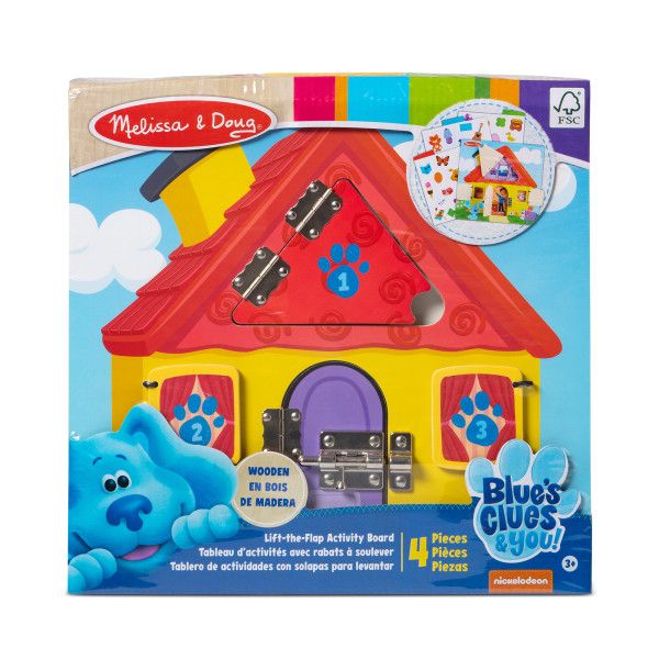 Melissa &amp; Doug - Blues Clues Wooden Lift-the-Flap Activity Board