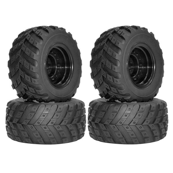 4Pcs 97Mm Rubber Tire Tyre Wheel For Hbx Haiboxing 901 1/12 Rc Car