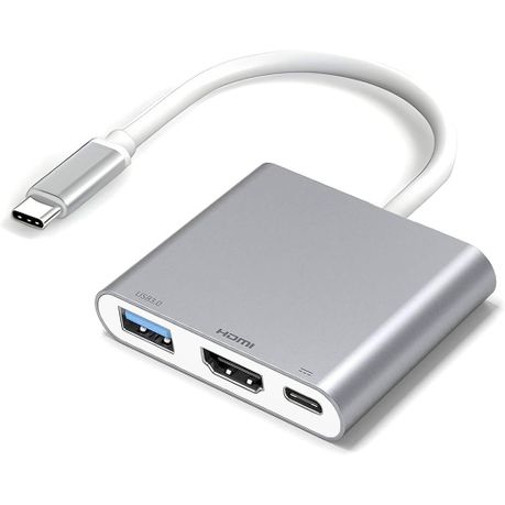 3-in-1 USB-C Hub Adapter with HDMI, USB 3.0 Image