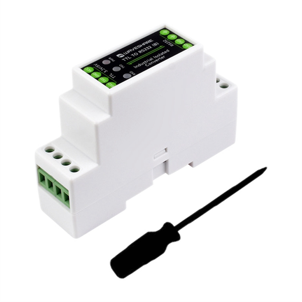 Waveshare TTL To RS232 Serial Converter Rail-mount Galvanic