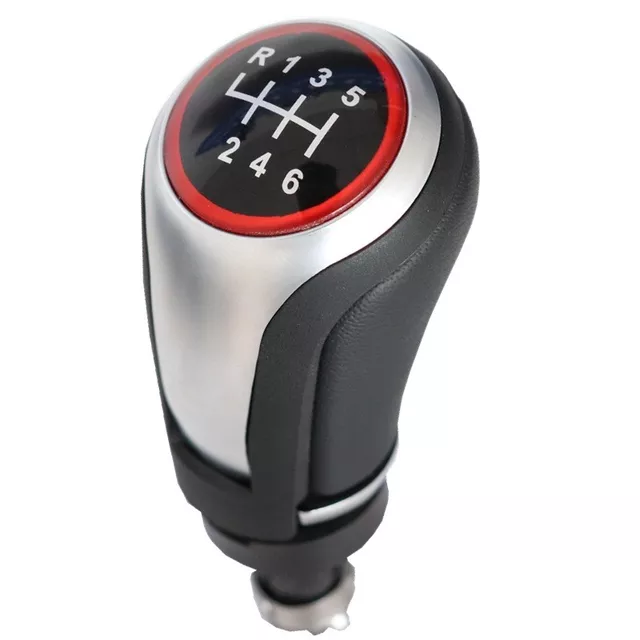 VW 6Speed Manual solid Gear Knob Black, Silver & Red Buy Online in