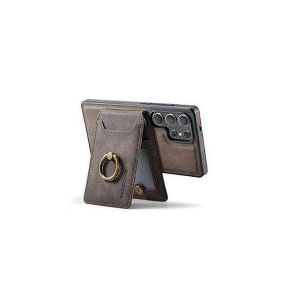 Wallet Phone Case With Magnetic Card Holder And Ring Stand