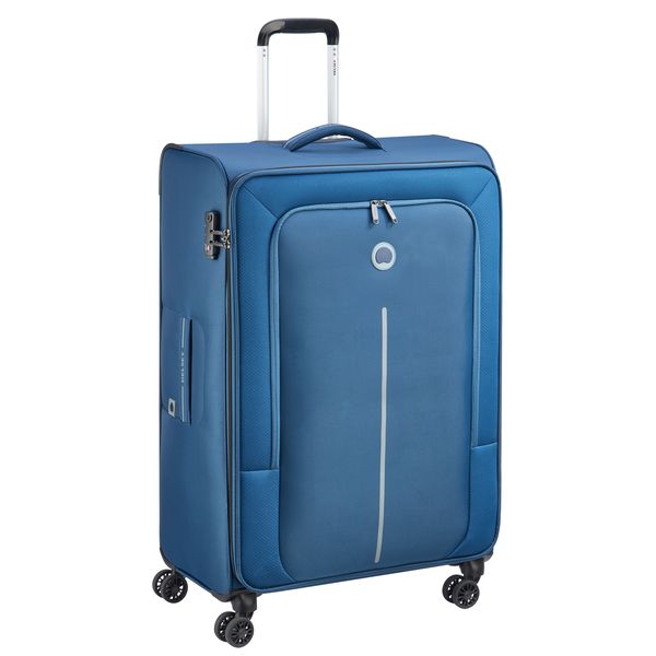 Delsey Caracas 71cm Soft Luggage 4 Double Wheel Trolley Case with TSA Lock