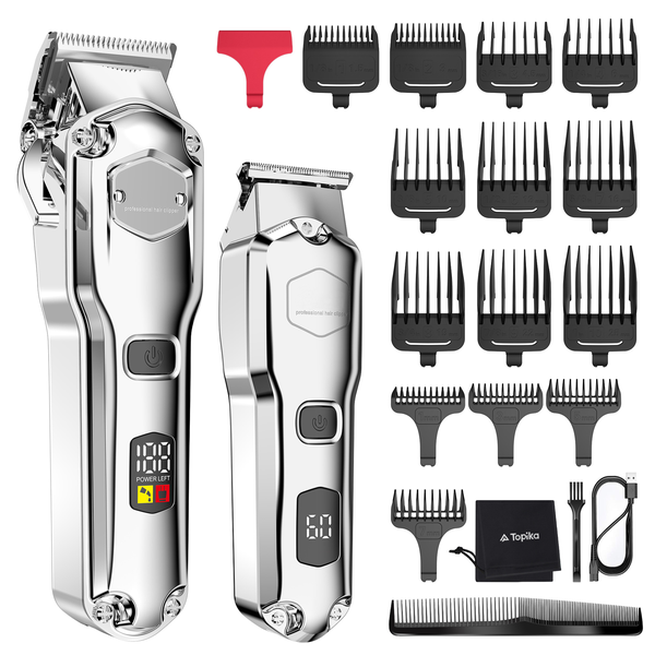 Topika Hair Clippers for Men &amp; Beard Trimmer Set, Cordless