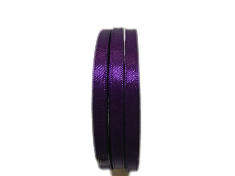 BEAD COOL - Satin Ribbon - 6mm Width - Iris Purple - Bows Wrappings - 60m