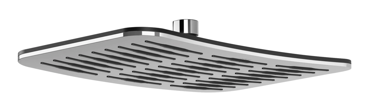 Exel Rain Rectangular Shower Head 20cm