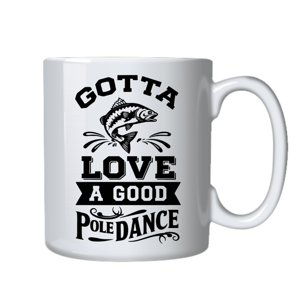 Fishing Pole Dance Ideal Dad Birthday Christmas Gift Mug Cup 402