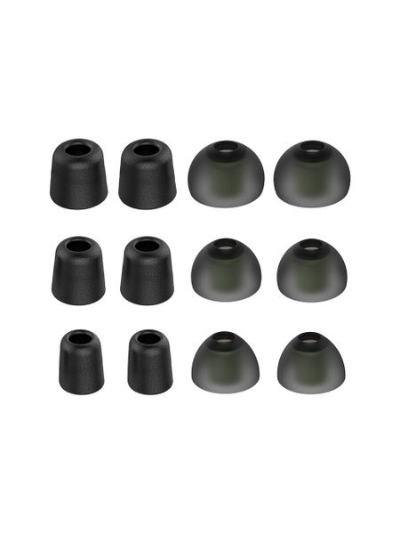 S/M/L Silicone Noise Cancelling Eartips - 6 Pairs