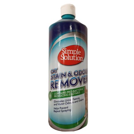 Simple solution cat outlet stain and odour remover