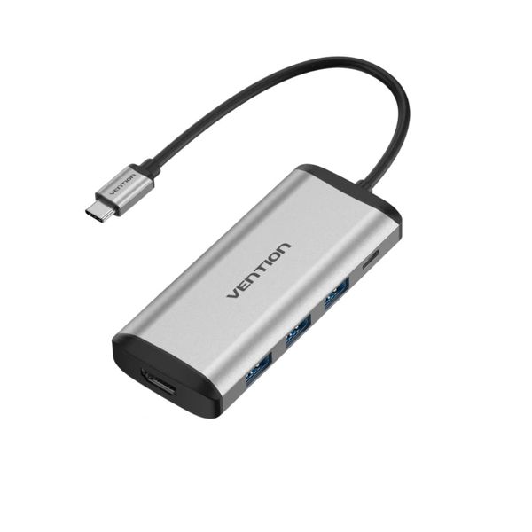 Vention Type-C to HDMI/USB3.0x3/PD Converter
