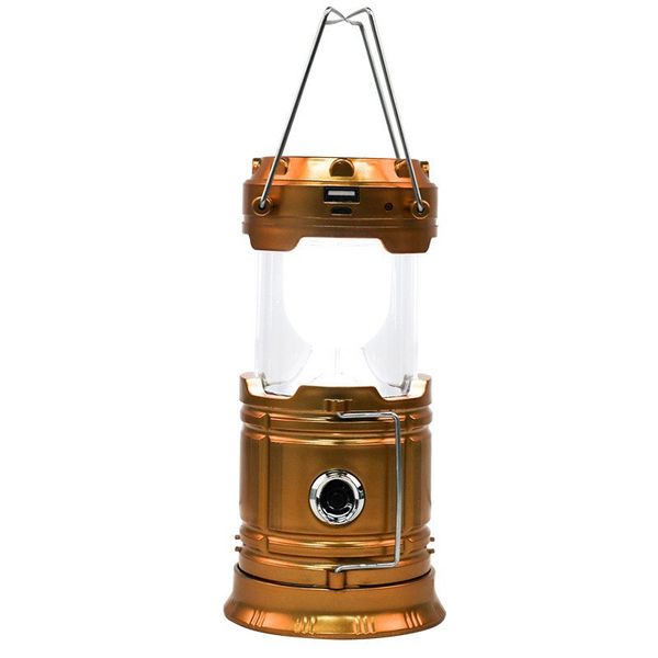 Solar-Powered High-Bright 4-In-1 Golden Stretch Camping Lantern