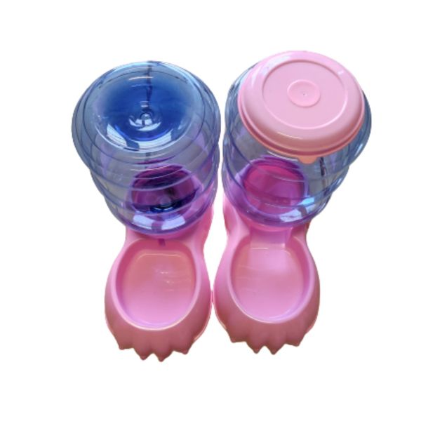 3.8L Dog Bowl Water Dispenser Pet Automatic Feeder Cat Basin Dog Food Combo