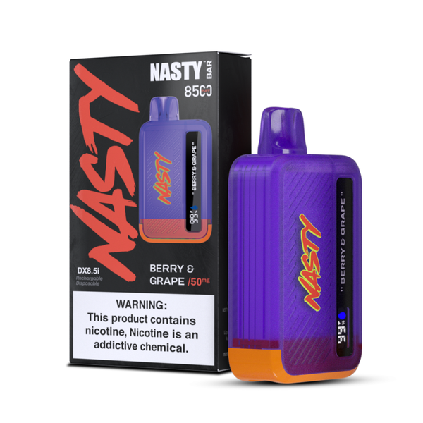 Nasty Bar - 8500 Puff - Flavour - Berry And Grape