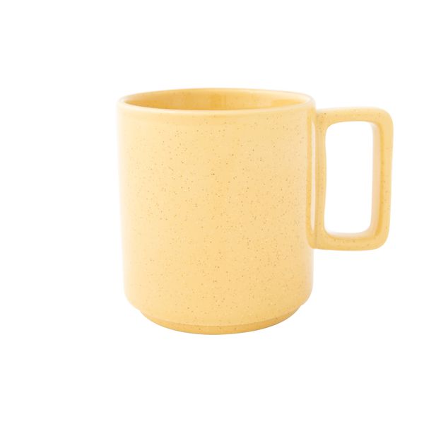 OMADA Flat Stackable Mustard Mug