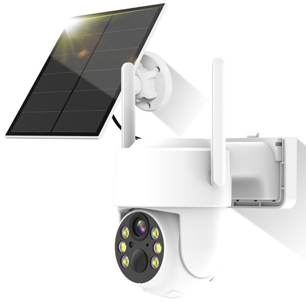 Q25 2.5K 2.4Ghz WiFi Outdoor Security Cameras with Solar Panel