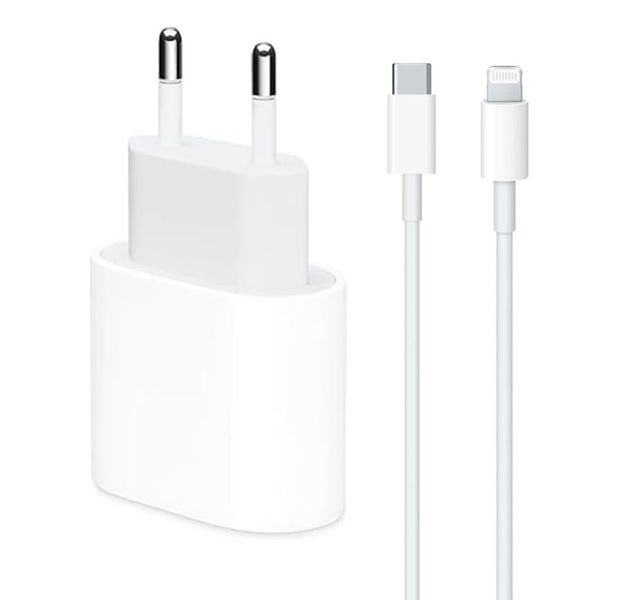 50W USB-C Fast Charger + Type-C to Lightning Cable Compatible With iPhone
