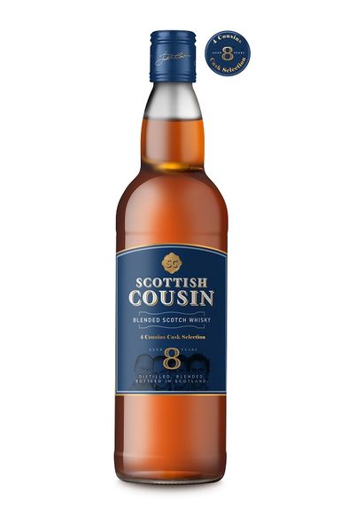 Scottish Cousin 8 Year Whisky - 1 x 750ml