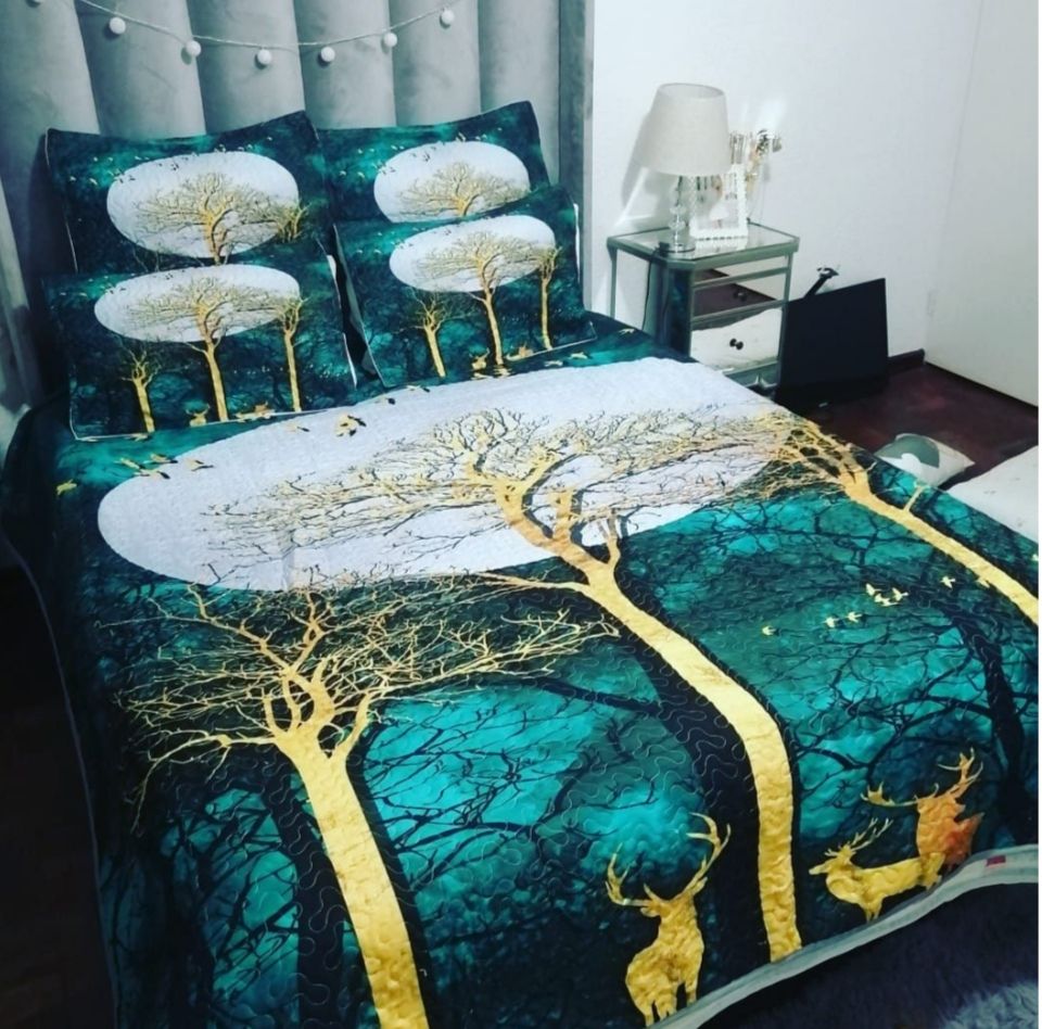5 Piece Nature Quilt Bedspread Set Buy Online in South Africa