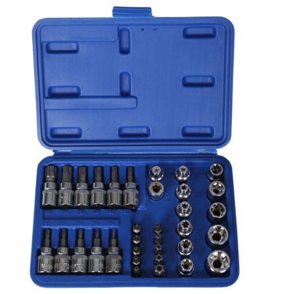 3/8 Drive Star And Bits Socket Set -34 Piece