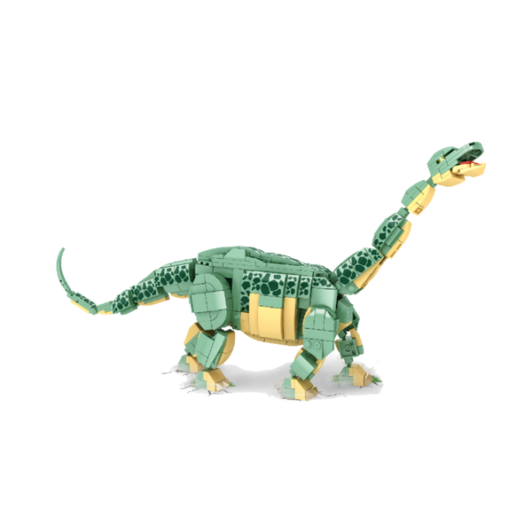Brontosaurus Dinosaur Modular Building Block Set 1:12 Scale