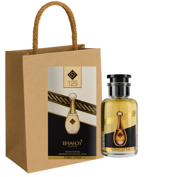 Brandy 129 Ja Dore Women Eau de Parfum 50ml with Gift Bag COMBO
