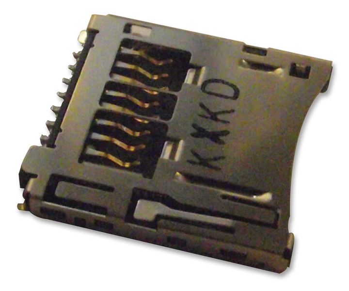 Molex (503398-1892) Memory Card Connector, MicroSD, Push-Push, 8 Contacts