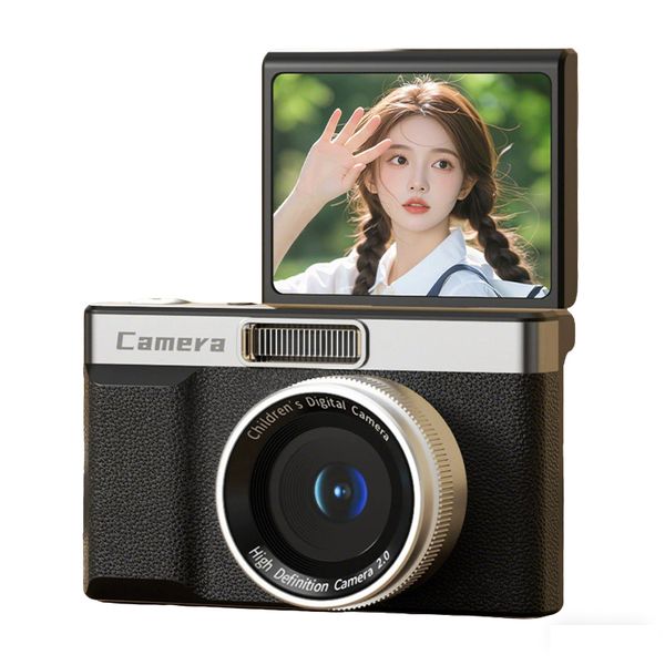 Digital Camera for Kids,180 Flip Screen 48MP Cameras
