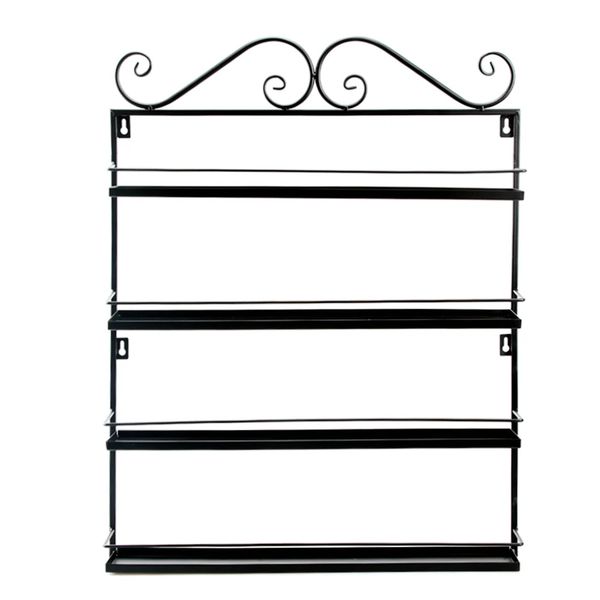 Wall-Mounted Metal Nail Polish Display Rack for Nail Salons And Home Use