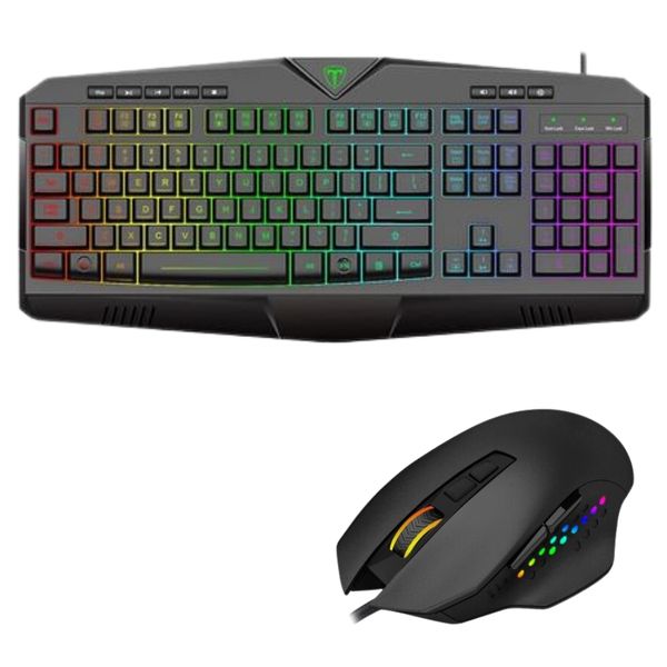 T-Dagger - Submarine RGB Gaming Keyboard &amp; Captain Wired RGB Gaming Mouse