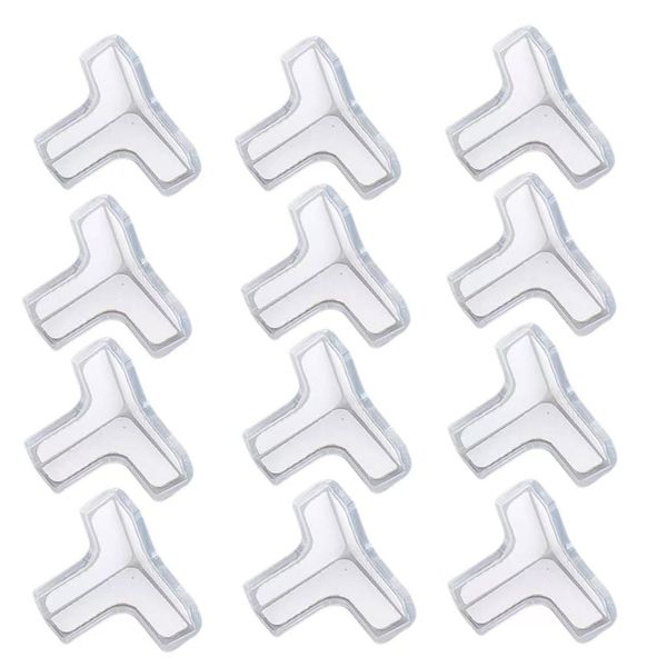 Large Corner Protectors Child Baby Safety: Set of 12 Transparent Edge Guards