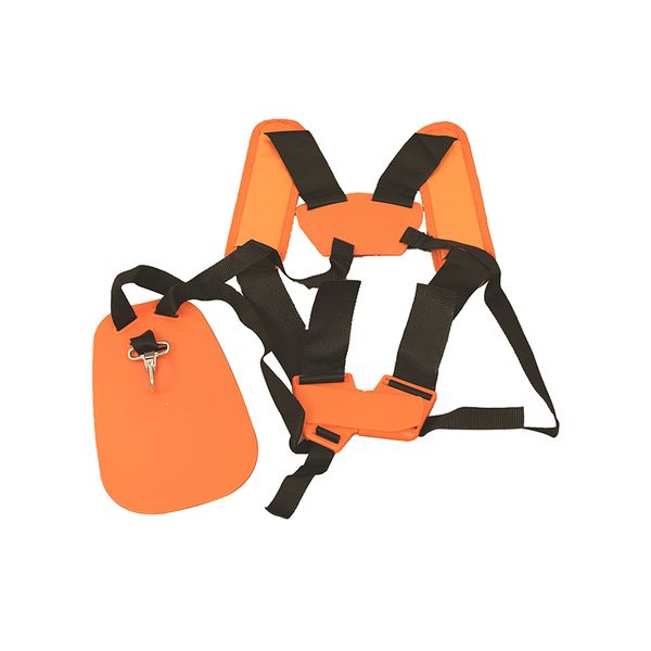 Lawn Mower Straps Double Shoulder Straps Padded Waist Belt Garden Tool Kit