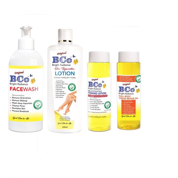 Bco Bright Randiance Lotion, Repair Oil, Face Wash &amp; Toner