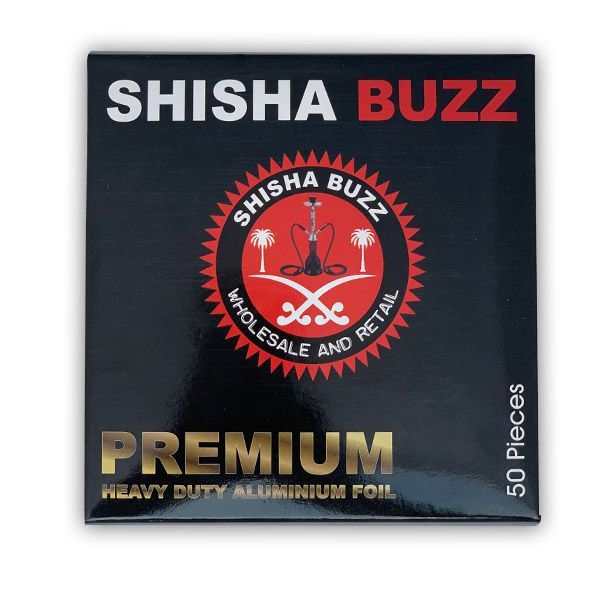 Shisha and Hookah Head Heavy Aluminum Foil - 50s