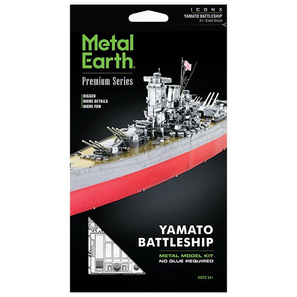 Metal Earth-Yamato Battleship-3 Sheets