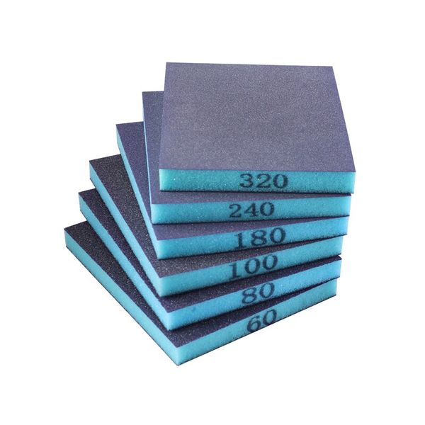 6PCS Double-Sided Sponge Sandpaper, Washable And Reusable Polishing Tools
